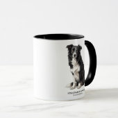 Strategic Planning Border Collie Tasse (VorderseiteRechts)