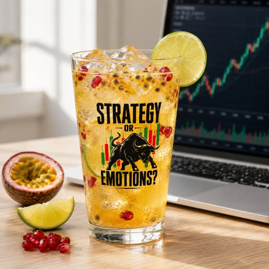 Strategie oder Emotionen Bull Trading-Mindset-Desi Glas