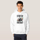 Strategie oder Emotionen Bull Trading-Mindset-Desi Hoodie (Vorne ganz)