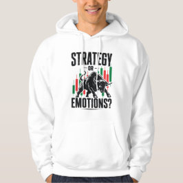 Strategie oder Emotionen Bull Trading-Mindset-Desi Hoodie