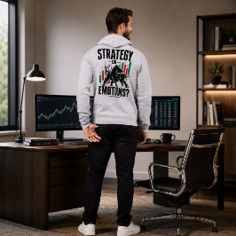 Strategie oder Emotionen Bull Trading Mindset Desi Hoodie