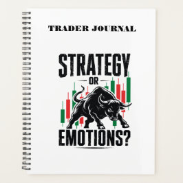 Strategie oder Emotionen Bull Trading-Mindset-Desi Planer