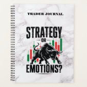 Strategie oder Emotions Trading Mindset Marmor Des Planer (Vorderseite)