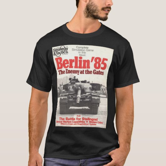 Strategie u. Taktiken Vintage magzine Abdeckung T-Shirt (Vorderseite)