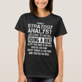 Strategieanalytiker T-Shirt (Vorderseite)