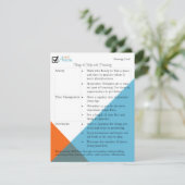 Strategiekarte zur Musikpraxis (Stehend Vorderseite)