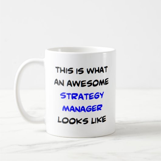 Strategiemanager, phantastisch kaffeetasse (Links)