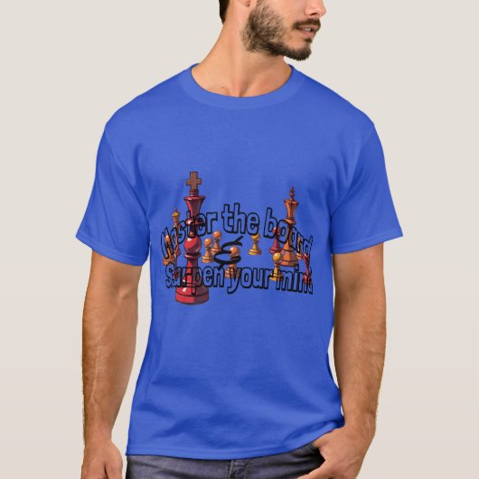 Strategiespiele : Beherrsche das Board, schärfe de T-Shirt (Vorderseite)