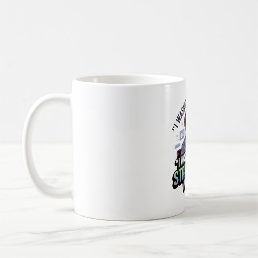 Strategisch mit KI - Funny Daydreaming Slogan Kaffeetasse (Links)