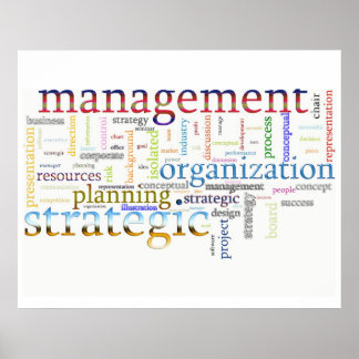 strategisch relevanter Text Poster