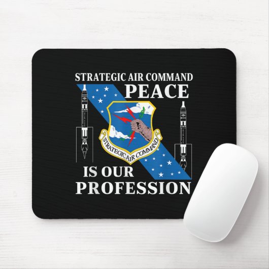 Strategische Luftkommando Usaa Kalter Krieg Friede Mousepad (Mit Mouse)