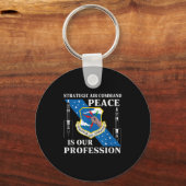 Strategische Luftkommando Usaa Kalter Krieg Friede Schlüsselanhänger (Vorderseite)