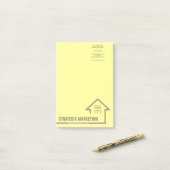Strategische Marketing Post-it Klebezettel (Auf Schreibtisch)