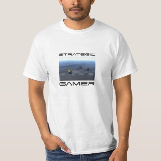 Strategischer Gamer-T - Shirt (Vorderseite)