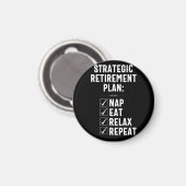 Strategischer Ruhestandsplan - Verlassend Mitarbei Magnet (Vorderseite/Rückseite)