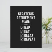 Strategischer Ruhestandsplan - Verlassend Mitarbei Save The Date (Stehend Vorderseite)
