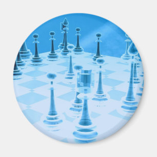 Strategischer Schach-Spiel-Magnet Magnet