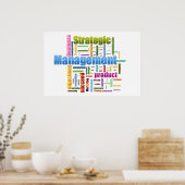Strategisches Management Poster (Küche)