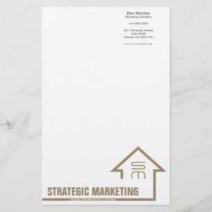 Strategisches Marketing Briefpapier