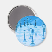 Strategisches Schachspiel Magnet (Vorderseite/Rückseite)