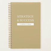 Strategy & Success Golden Edition | Executive 2026 Planer (Vorderseite)
