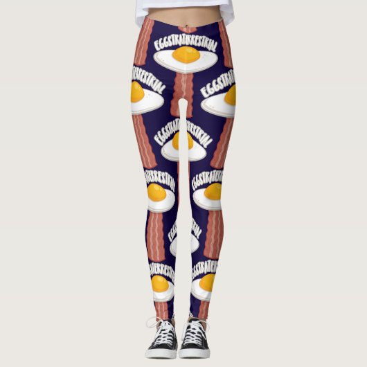 Straterrestrial mit Text Leggings (Vorderseite)