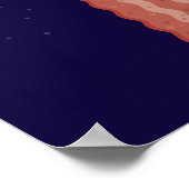Straterrestrial mit Text Poster (Ecke)