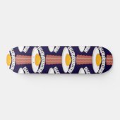 Straterrestrial mit Text Skateboard (Horizontal)