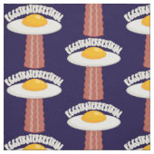 Straterrestrial mit Text Stoff (Muster)