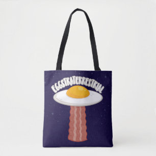 Straterrestrial mit Text Tasche