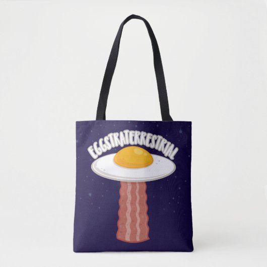 Straterrestrial mit Text Tasche (Vorderseite)