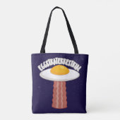 Straterrestrial mit Text Tasche (Rückseite)