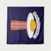 Straterrestrial mit Text Wandteppich (Vorderseite (Horizontal))