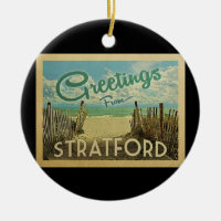 Stratford Beach Vintage Travel