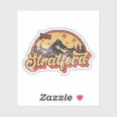 Stratford, Connecticut Aufkleber (Blatt)