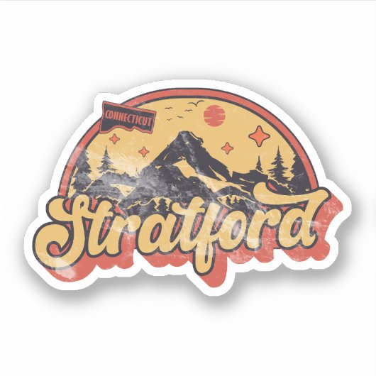 Stratford, Connecticut Aufkleber (Vorderseite)