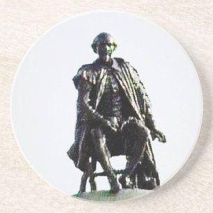 Stratford-nach-Avon Shakespeare Statue jGibney Getränkeuntersetzer