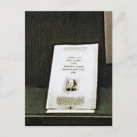 Stratford-nach-Avon Shakespeares Artifacts2 jGib Postkarte (Vorderseite)