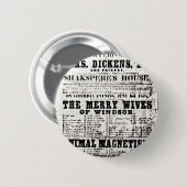 Stratford-nach-Avon Shakespeares Artifacts3 jGib Button (Vorne & Hinten)