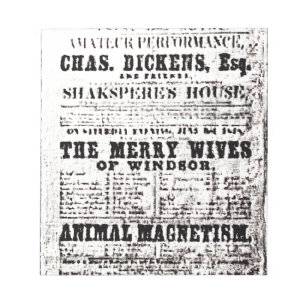 Stratford-nach-Avon Shakespeares Artifacts3 jGib Notizblock