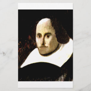 Stratford-nach-Avon Shakespeares Porträt jGibne Briefpapier