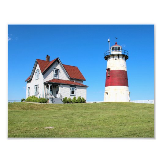 Stratford Point Lighthouse, Connecticut Fotodruck (Vorne)