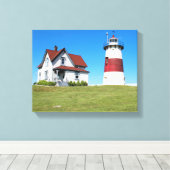 Stratford Point Lighthouse, Connecticut Leinwanddruck (Insitu (Holzboden))