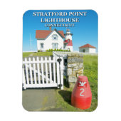 Stratford Point Lighthouse, Connecticut Magnet (Vertikal)