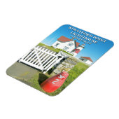 Stratford Point Lighthouse, Connecticut Magnet (Linke Seite)