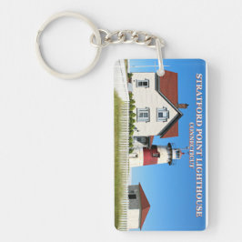Stratford Point Lighthouse, Connecticut Schlüsselanhänger