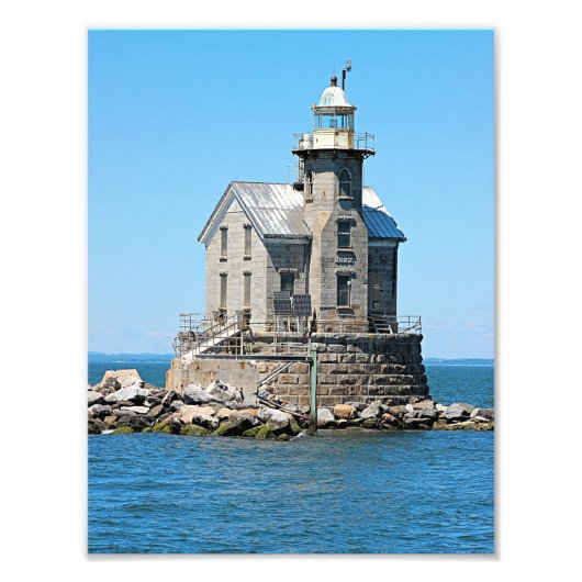 Stratford Shoal Lighthouse, Connecticut Fotodruck (Vorne)
