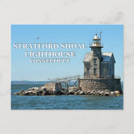 Stratford Shoal Lighthouse, Connecticut Postcard Postkarte