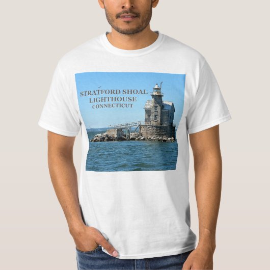 Stratford Shoal Lighthouse, Connecticut T-Shirt (Vorderseite)