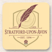 Stratford-upon-Avon England Getränkeuntersetzer (Vorderseite)
